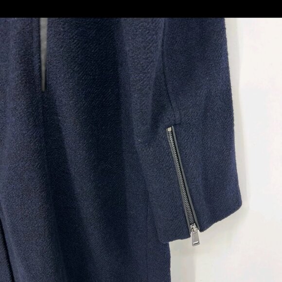 Guess Women's Dark Blue Double-Breasted Pea Coat XL - Picture 9 of 16